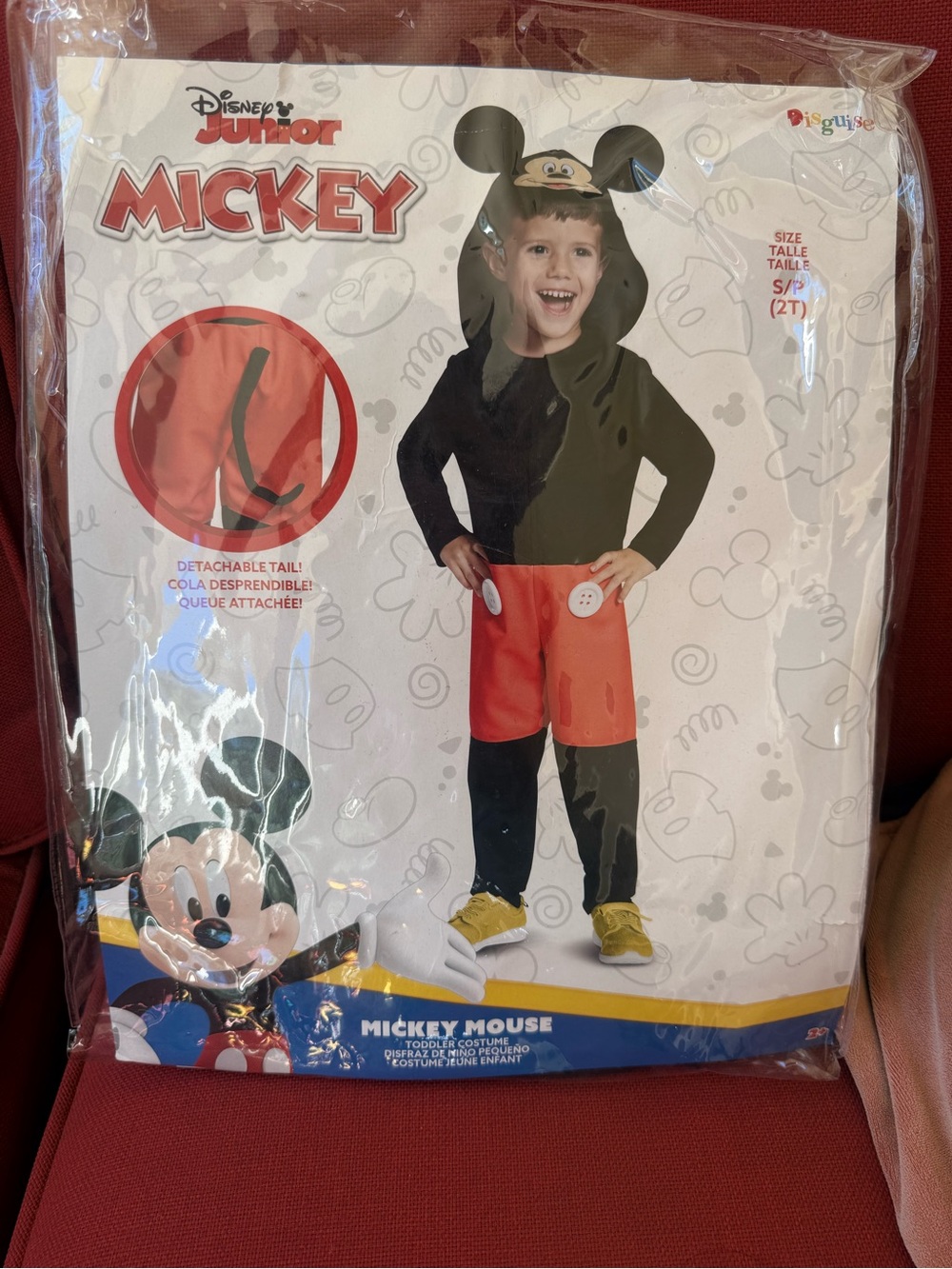Disney Mickey Mouse Toddler Costume - Black & Red